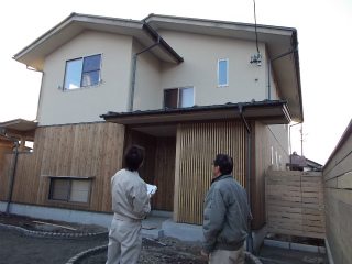 建物完成検査です！