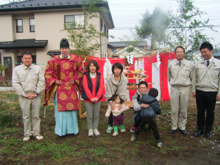 地鎮祭が行われました！