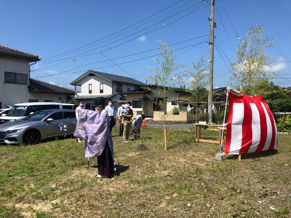 地鎮祭です！