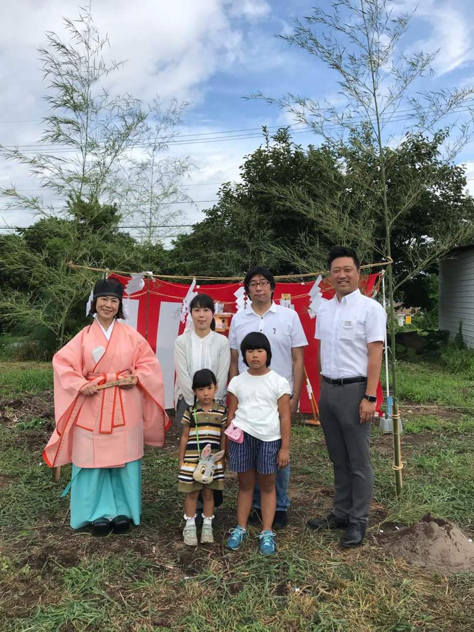 地鎮祭です！