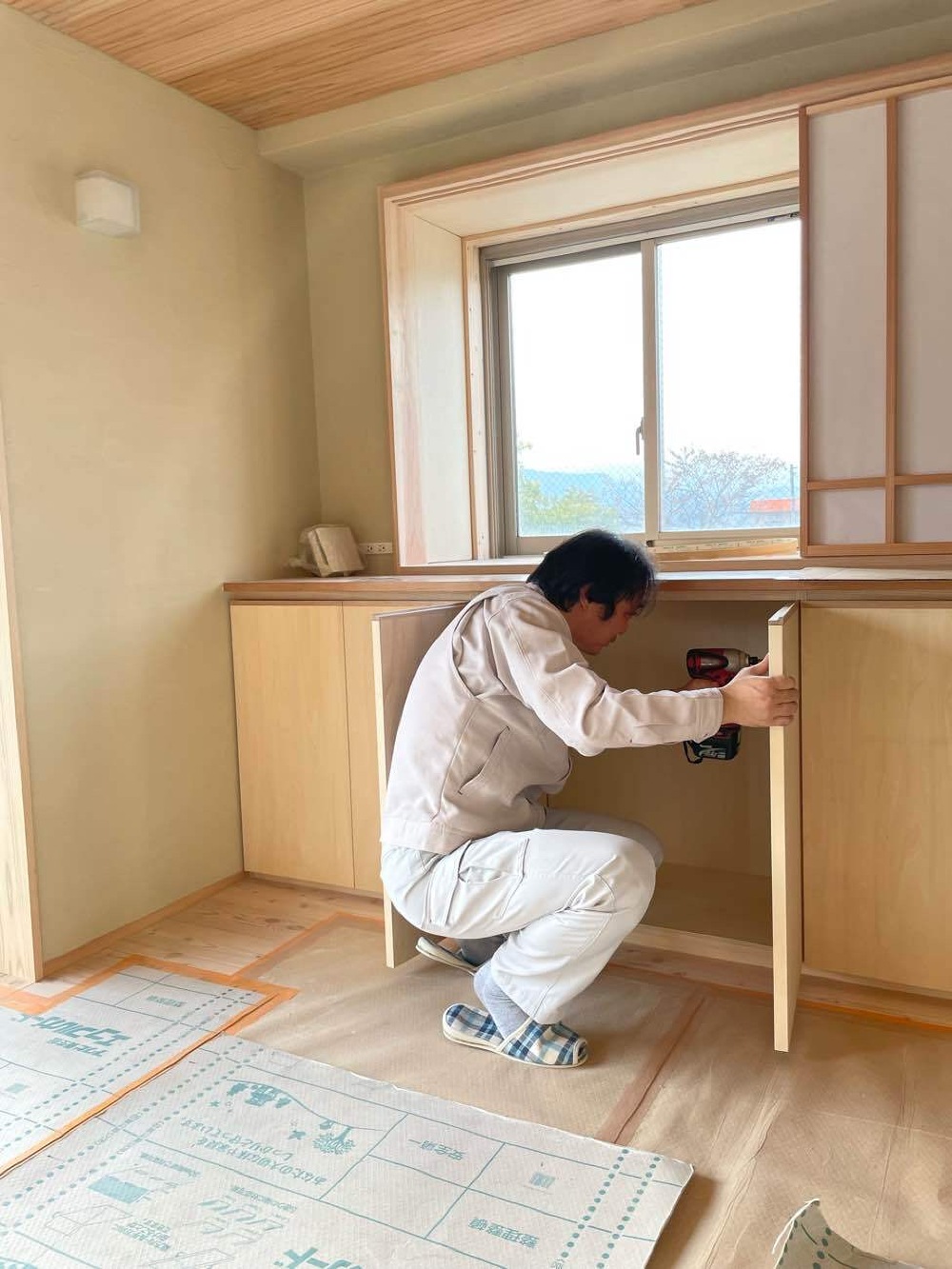 木製建具入れ