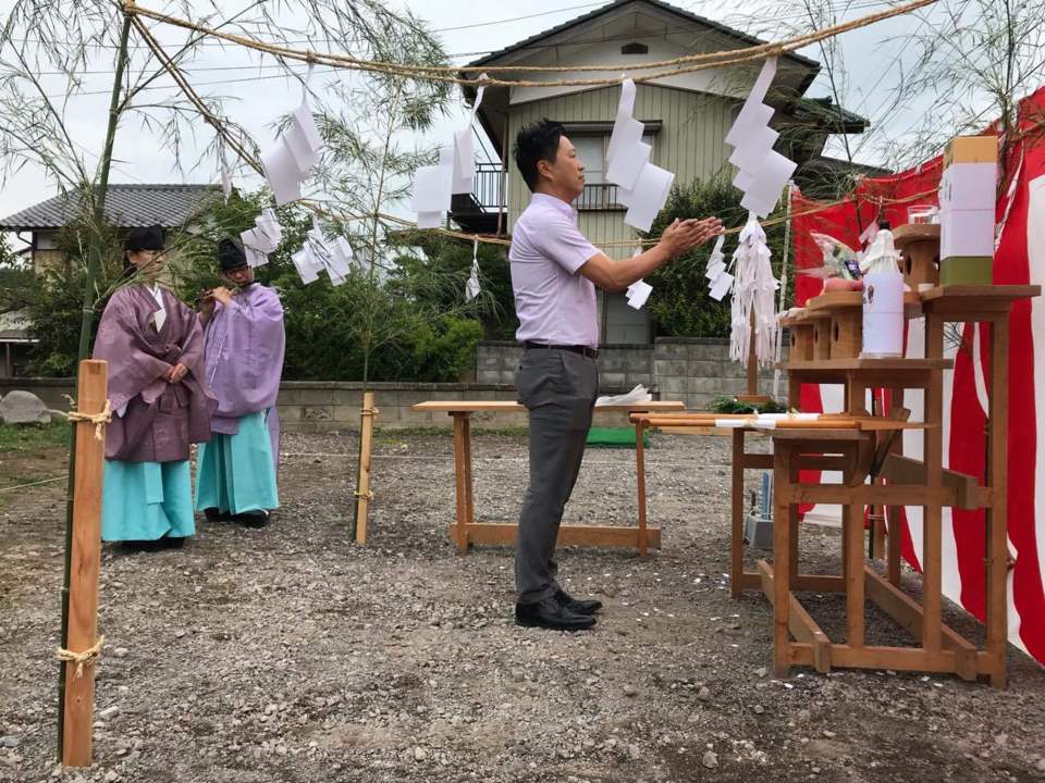 地鎮祭です！