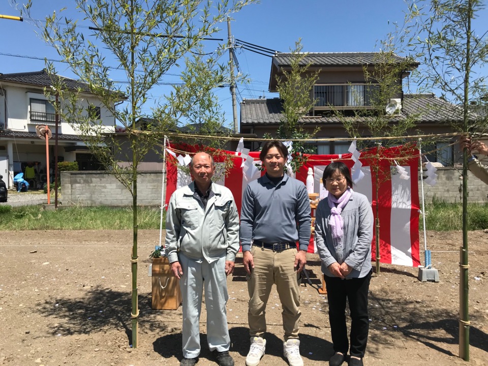 地鎮祭です！