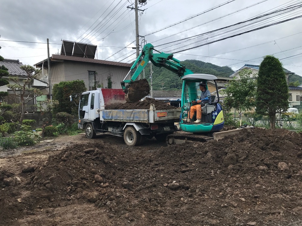 基礎工事開始